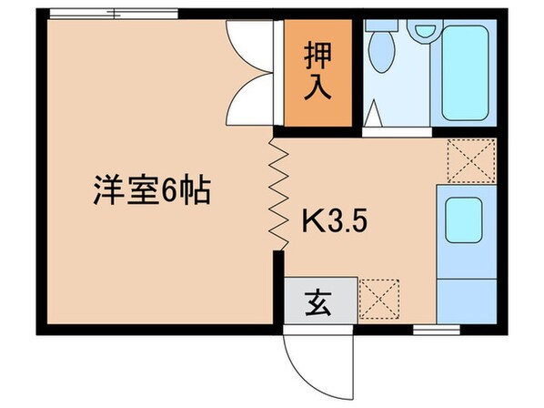 ハイツ大石の物件間取画像